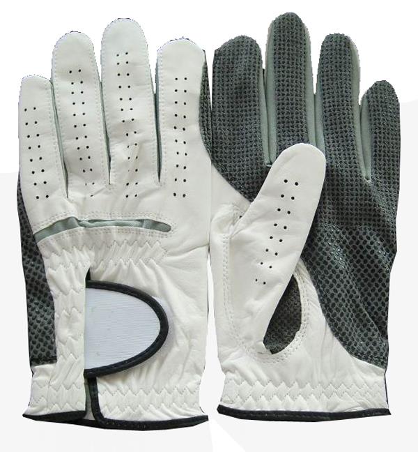 Biela Čína Golfové rukavice kvetinové Cabretta s anti-preskočiť kremíka