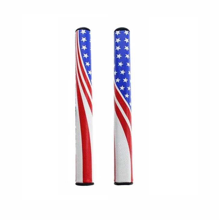 Wholesale Oem American Flag Golf Pu Leather Club Putter Grips