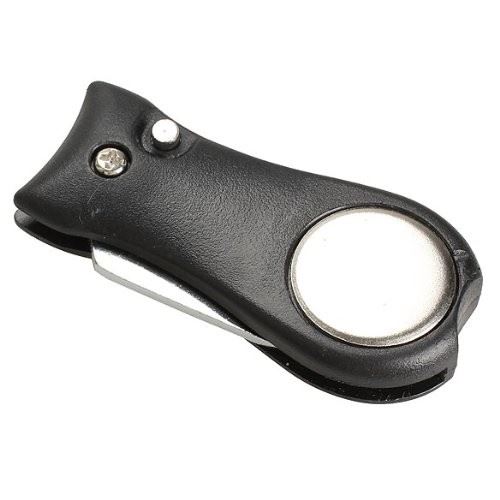 Golf Divot Repair Tool With Magnetic Ball Marker, Metal And Foldable Design