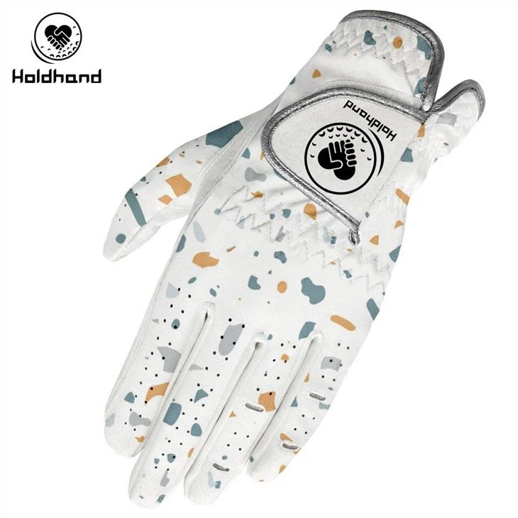 Hot Sales New Design Professional Custom Logo Left Hand Custom Made Leather Woman Golf Glove