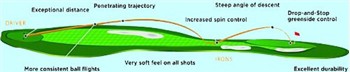 Podrobnosti o golfovej loptičke