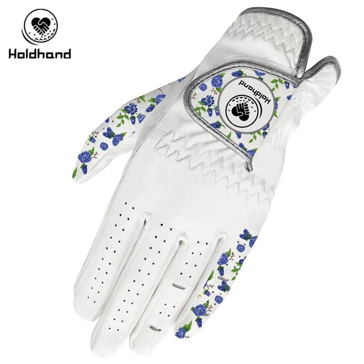 Multichoice Popular Printed Gloves Golf PU Leather Stitching Gloves