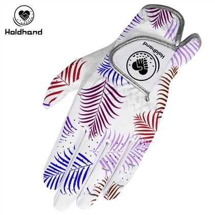 Golfové rukavice Purple Leaf Kožené rukavice z mikrovlákna vlastné logo